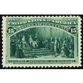 238, Mint VF NH 15¢ Columbian With PFC Certific...