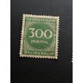 Briefmarke Deutsches Reich 300 Mark 1923 Michel...