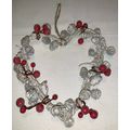 Medium White Frosted Heart Wall Hanging Christm...