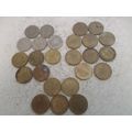 Germany - 25 differently dated - 10 pfennig coins