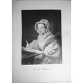 Mary Russell Mitford - steel engraving - 1876 -...
