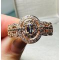 Ring Bomb Party Sz11 RBP Radiant Gem W/Surround...