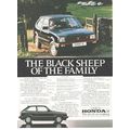 HONDA CIVIC S motor car :- Original Vintage 198...