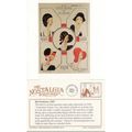 Postcard Women's Hat Fashions 1929 Nostalgia Ge...