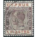 Cyprus 1924 SG106 1pi Purple & Chestnut Fine Us...