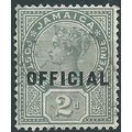 Jamaica 1891 O5 2d Grey Official Very Fine Used...