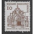 BERLIN -1964 10pf 'GERMAN ARCHITECTURE' FINE US...