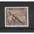 Malta.SG234 1/4d Grand Harbour,Valetta.Mounted ...