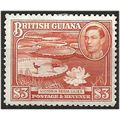 British Guiana 1945 SG319 $3 Red-Brown Mounted ...