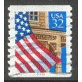 Used 2913 32c U.S. Flag Over Porch Fine CNS 333...