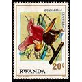 Rwanda 1976 Flower 20c MH Stamp Orchids