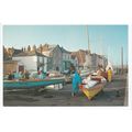 Boats on Appledore Quay Devon Postcard 1609