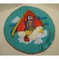 1990 McDonalds Beach Toy II Ronald Fun Flyer