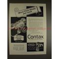 1957 Contax Camera Ad - More Fine Shots Per Load, NICE!