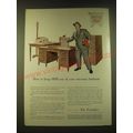 1951 The Travelers Insurance Ad - How to keep him out of your one-man business