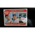 1969 Topps Card # 003 American League 1968 RBI ...
