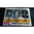 1981 Topps Card # 328 Minnesota Twins Future St...