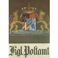 Einheitsform 1885 Antique Post Office Sign Germ...