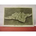 MODEL OF FORT AUGUSTUS, SCOTLAND unused vintage...