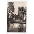 Church from the Lake Gawsworth Postcard RP Ches...