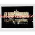 London By Night, Buckingham Palace c1970, Postcard