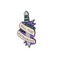 Kill the Patriarchy Enamel Pin Badge Cartoon St...