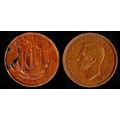 United Kingdom Half Penny 1941 Used Coin 1/2d S...