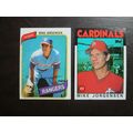 Two (2) Mike Jorgensen Baseball Cards - See Pic...