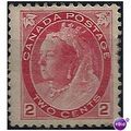 Canada 1899 SG155 2c Rose-Carmine Die 1a Mounte...