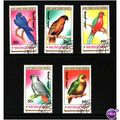 MONGOLIA 1990 PARROTS SG 2154/2158 5 VALS FINE ...