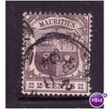 MAURITIUS 1901 SG139 2c DULL PURPLE AND BRIGHT ...