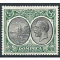 Dominica 1923 SG71 1/2d Black & Green Mounted M...