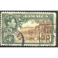 Jamaica 1938 - SG127 - 4d brown and green - Cit...
