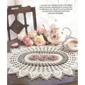 Crochet Doily Pattern Rose Ring Doily