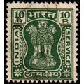 India 1967 Service Capital of Asoka Pillar 10P ...
