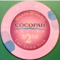 Cocopah. $2.50 Casino Chip. Somerton, AZ. X16.