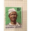 Sierra Leone 1972 President Siaka Stevens 15c P...