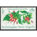 St. Kitts Nevis 1971 Flowers ½c Multicoloured S...
