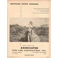 ASSOCIATED PIPE LINE CONTRACTORS 1953 LA bayou ...
