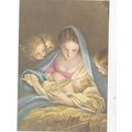 Carlo Maratta Holy Night card used VGC