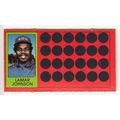1981 Topps Scratch-Off Lamar Johnson #26 baseba...
