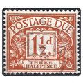 D3 1914 Royal Cypher Postage Dues 1½d Chestnut ...