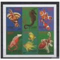 Djibouti 2000 bloc souvenir Marine Fauna poisso...