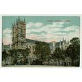 POSTCARD London Westminster Abbey with 1905 LON...