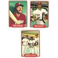 Three 1982 Fleer Mike Schmidt cards #258, #637 ...