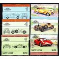 ST. LUCIA [1985] MiNr 0740-47 ( **/mnh ) Autos