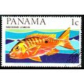 Panama 1965 Marine Life Fish 1c Used Stamp.