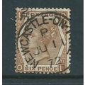 victoria surface printed 6d chestnut. sg122 sup...