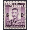 Southern Rhodesia KGVI 1937 10d Purple SG47 Min...