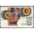 USA, OLYMPICS, Los Angeles, Weightlifting, brow...
